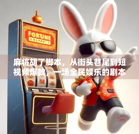 麻将胡了脚本，从街头巷尾到短视频爆款，一场全民娱乐的剧本革命