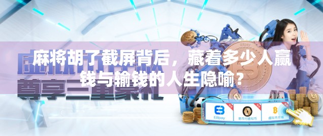 麻将胡了截屏背后，藏着多少人赢钱与输钱的人生隐喻？