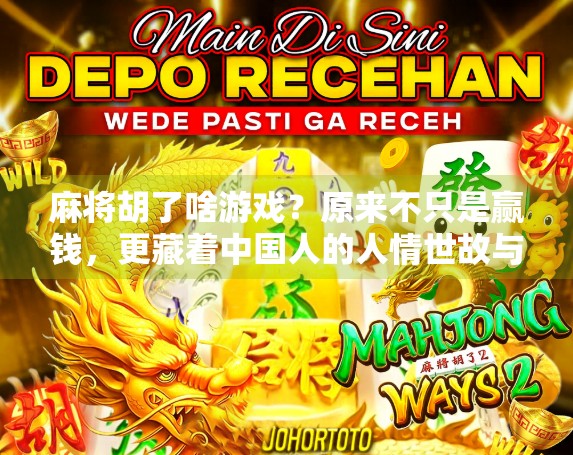 麻将胡了啥游戏？原来不只是赢钱，更藏着中国人的人情世故与生活哲学！