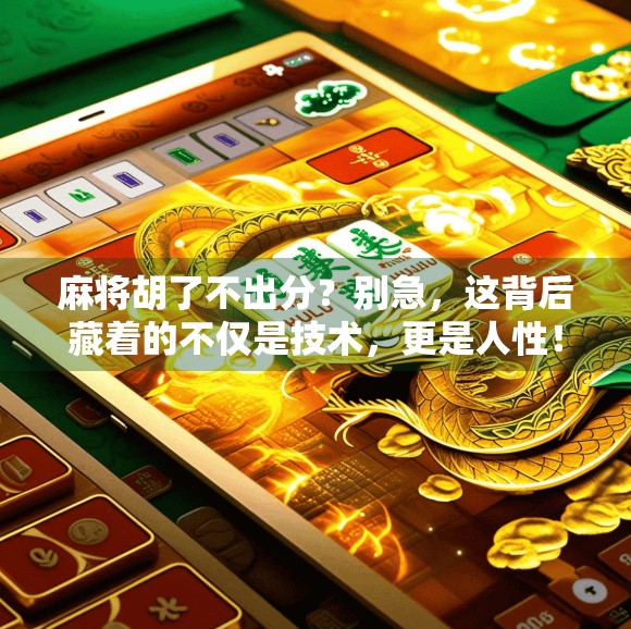 麻将胡了不出分？别急，这背后藏着的不仅是技术，更是人性！