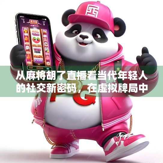 从麻将胡了直播看当代年轻人的社交新密码，在虚拟牌局中寻找真实连接