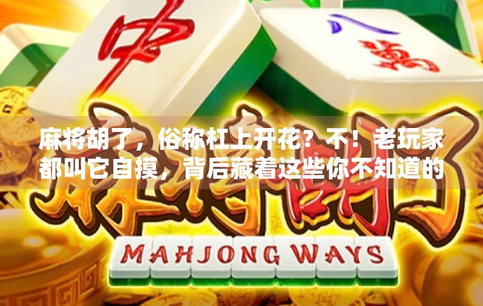 麻将胡了，俗称杠上开花？不！老玩家都叫它自摸，背后藏着这些你不知道的门道！