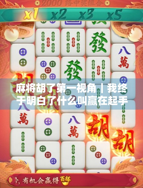 麻将胡了第一视角｜我终于明白了什么叫赢在起手牌，输在最后一张！