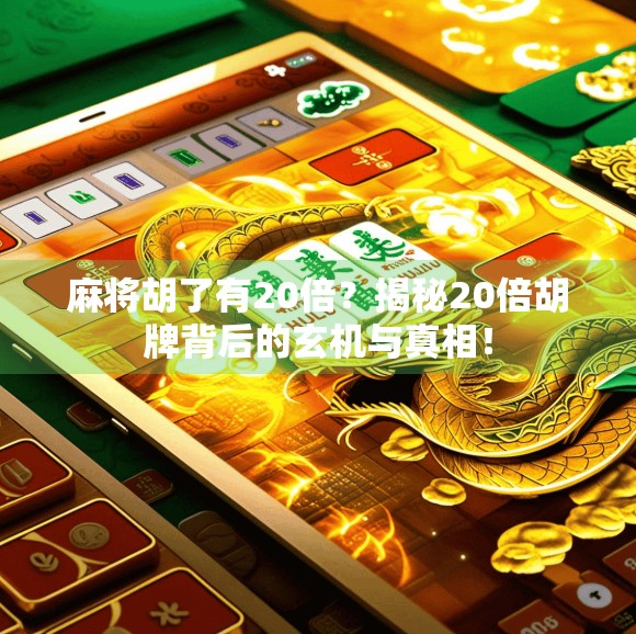 麻将胡了有20倍？揭秘20倍胡牌背后的玄机与真相！